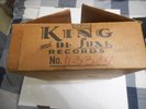 Original 1950 King / Deluxe 78 RPM Rcord Mailing Box Deluxe Roy Brown 3304