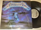 Metallica Ride The Lightning lp original Megaforce Records heavy metal thrash EX
