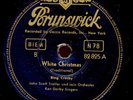 BING CROSBY White Christmas -Klassiker-   -XMAS- 78rpm Schellackplatte S7961B