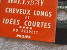 original encart et 45t juke-box Johnny Hallyday  .