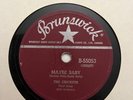 BUDDY HOLLY THE CRICKETS MAYBE BABY BRUNSWICK  78 RPM JUKEBOX