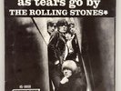 Rolling Stones AS TEARS GO BY Orig 1965 45 in Pic Sleeve ONE OWNER NM- Beauty