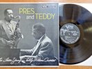 LESTER YOUNG & TEDDY WILSON: Pres and Teddy VERVE MGV 8205 Mono LP Trumpet 1st