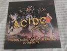 AC/DC Live In Towson 1979 Vinyl NM