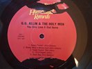 GG ALLIN UNIQUE LABEL You Give Love a Bad Name (LP 1987) 1st Press Maroon Vinyl