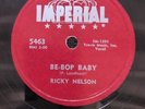 78 RPM Be-Bop Baby Have I Told You Lately Love You Ricky Nelson Imperial 5463