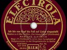 MARLENE DIETRICH: ICH BIN VON KOPF BIS FUSS AUF - Klassiker auf Schellack 78rpm