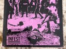INFEST 7” DEEP SIX DRAW BLANK spazz crossed out punk hardcore power violence