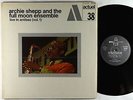 Archie Shepp - Live In Antibes (Vol. 1) LP - BYG Actuel France VG+