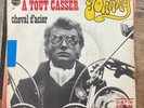 JOHNNY HALLYDAY - A tout casser / cheval d’acier …...rare disque vinyle 45 tours