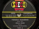 1955 CELIA CRUZ CON LA SONORA MATANCERA Yerbero Moderno 78 rpm SEECO 7530