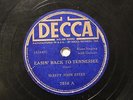 BLUES SLEEPY JOHN ESTES Easin' Back To Tennessee / Clean Up At Home DECCA 7516
