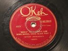 BLUES MOOCH RICHARDSON Low Down Barrel House Blues / T&T Blues OKEH 8554 G