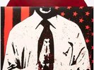 BAD RELIGION-THE EMPIRE STRIKES FIRST LP RED & BLACK MARBLE VINYL x/600 NOFX