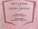 David Oistrakh: C.Franck- Violin Sonata in A- Szymanowski / Columbia ED1, no SAX