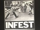 INFEST Purple Vinyl Neanderthal spazz crossed out