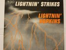 LIGHTNIN' HOPKINS Lightnin' Strikes VJSLP-1044  Stereo Vee Jay Bracket Logo