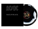 AC/DC Back In Black LP Fifty 50th Anniversary Edition Black & White Color Vinyl