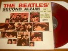 The BEATLES' SECOND ALBUM Japanese RED colored vinyl LP Odeon OR-7058 VG+