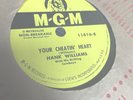 Hank Williams Your Cheating Heart 78  Kaw-Liga Your Cheating Heart 11416