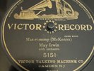 Victor Grand Prize 78 RPM May Irwin - Mat-ri-mony 5151 V+