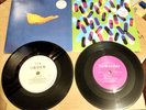 2 Australian New Order 45rpms in Pic Sleeves Fine Time / True Faith 7 inch vinyl