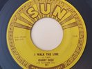 Johnny Cash I WALK THE LINE (ROCKABILLY 45) #241 PLAYS VG+ TO VG++