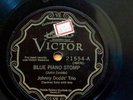 78rpm-JOHNNY DODDS TRIO VI 21554 BLUE PIANO STOMP