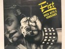 RARE 1ST 1982 UK YELLOW vinyl FIST Back With A Vengeance LP HEAVY METAL Record