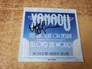 VALID SIGNED SLEEVE  1980s EXCELLENT JEFF LYNNE ELO ALL OVER THE WORLD 41289 45