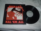METALLICA Kill 'Em All '83 ORIG US MEGAFORCE SILVER label 1st press MINT-