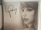 Taylor Swift Tortured Poets Department Vinyl Signed Photo w/ Heart + Manuscript.