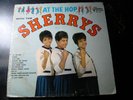 AT THE HOP WITH THE SHERRYS LP RECORD PROMO LABEL DJ