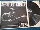 'DECCA SXL     2266 WBG ED2'      Rossini - Overtures. Gamba /  LSO LP .   NM/NM