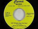 Deep Funk/Crossover Soul 45 - Jean and Donnella - Get Ready - Carrie - VG++