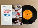 ELVIS PRESLEY CALIFORNIA HOLIDAY PICTURE SLEEVE ORANGE LABEL AUSTRALIAN 7