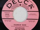 mod fuzz garage BEAUREGARD AND THE TUFFS Ramblin Rose DECCA 45 NM HEAR promo