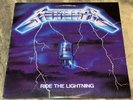 METALLICA RIDE THE LIGHTNING 1984 original vinyl LP Elektra 60396-1 Masterdisk