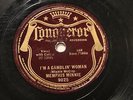 BLUES MEMPHIS MINNIE I'm A Gamblin' Woman / Caught Me Wrong Again CONQUEROR 9025