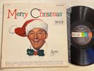 Bing Crosby Merry Christmas LP Decca Stereo 60’s Press Holiday Vintage VG