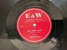 Big Mama Willie Mae Thornton All Right Baby / Bad Luck Got My Man 1950 E & W 1st