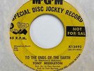 Northern Soul 45 TONY MIDDLETON To The Ends Of The Earth/Don't Ever Leave Me MGM