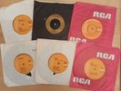 Set of 6 David Bowie singles - Space Oddity, Heroes etc - A and B sides in pix