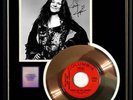JANIS JOPLIN BIG BROTHER PIECE OF MY HEART GOLD RECORD SIGNED PRE PRINTED AUTO