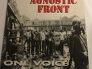 AGNOSTIC FRONT - ONE VOICE LP RELATIVITY REC. NL-1992 RO 9222 1 HARDCORE PUNK