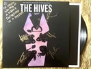 THE HIVES THE DEATH OF RANDY FITZSIMMONS HAND SIGNED VINYL & HANDWRITTEN LYRICS