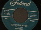 JIMMY NOLEN: don't leave me no more / wipe your tears FEDERAL 7