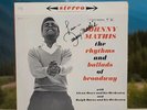 SIGNED JOHNNY MATHIS: the rhythms and ballads of broadway COLUMBIA 12