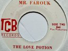 rare soul 45 THE LOVE POTION This Love / Mr. Farouk on TCB