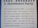 DEAD KENNEDYS 'A SKATEBOARD PARTY' 12